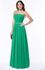 ColsBM Amia Sea Green Traditional A-line Zipper Chiffon Ribbon Plus Size Bridesmaid Dresses