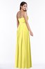 ColsBM Amia Yellow Iris Traditional A-line Zipper Chiffon Ribbon Plus Size Bridesmaid Dresses