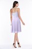 ColsBM Emersyn Pastel Lilac Modest Sleeveless Zip up Chiffon Knee Length Sash Bridesmaid Dresses