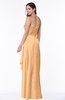 ColsBM Mira Apricot Classic A-line Zipper Chiffon Floor Length Plus Size Bridesmaid Dresses