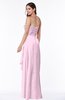 ColsBM Mira Baby Pink Classic A-line Zipper Chiffon Floor Length Plus Size Bridesmaid Dresses