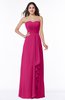 ColsBM Mira Beetroot Purple Classic A-line Zipper Chiffon Floor Length Plus Size Bridesmaid Dresses