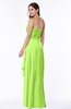ColsBM Mira Bright Green Classic A-line Zipper Chiffon Floor Length Plus Size Bridesmaid Dresses