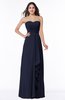 ColsBM Mira Dark Sapphire Classic A-line Zipper Chiffon Floor Length Plus Size Bridesmaid Dresses