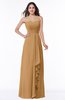 ColsBM Mira Doe Classic A-line Zipper Chiffon Floor Length Plus Size Bridesmaid Dresses