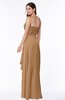 ColsBM Mira Light Brown Classic A-line Zipper Chiffon Floor Length Plus Size Bridesmaid Dresses
