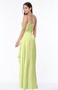 ColsBM Mira Lime Green Classic A-line Zipper Chiffon Floor Length Plus Size Bridesmaid Dresses