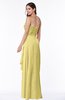 ColsBM Mira Misted Yellow Classic A-line Zipper Chiffon Floor Length Plus Size Bridesmaid Dresses