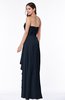 ColsBM Mira Navy Blue Classic A-line Zipper Chiffon Floor Length Plus Size Bridesmaid Dresses
