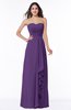 ColsBM Mira Pansy Classic A-line Zipper Chiffon Floor Length Plus Size Bridesmaid Dresses