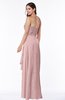 ColsBM Mira Silver Pink Classic A-line Zipper Chiffon Floor Length Plus Size Bridesmaid Dresses