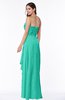 ColsBM Mira Viridian Green Classic A-line Zipper Chiffon Floor Length Plus Size Bridesmaid Dresses