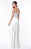 ColsBM Mira White Classic A-line Zipper Chiffon Floor Length Plus Size Bridesmaid Dresses