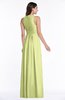 ColsBM Bonnie Lime Sherbet Traditional V-neck Zip up Chiffon Floor Length Ruching Plus Size Bridesmaid Dresses