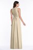 ColsBM Bonnie Novelle Peach Traditional V-neck Zip up Chiffon Floor Length Ruching Plus Size Bridesmaid Dresses