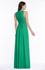 ColsBM Bonnie Pepper Green Traditional V-neck Zip up Chiffon Floor Length Ruching Plus Size Bridesmaid Dresses