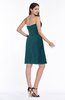 ColsBM Giavanna Blue Green Modern A-line Strapless Half Backless Chiffon Plus Size Bridesmaid Dresses