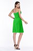 ColsBM Giavanna Classic Green Modern A-line Strapless Half Backless Chiffon Plus Size Bridesmaid Dresses