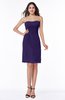 ColsBM Giavanna Royal Purple Modern A-line Strapless Half Backless Chiffon Plus Size Bridesmaid Dresses