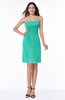 ColsBM Giavanna Viridian Green Modern A-line Strapless Half Backless Chiffon Plus Size Bridesmaid Dresses