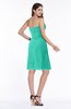 ColsBM Giavanna Viridian Green Modern A-line Strapless Half Backless Chiffon Plus Size Bridesmaid Dresses