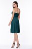 ColsBM Laila Blue Green Modern A-line Strapless Zip up Chiffon Pleated Plus Size Bridesmaid Dresses