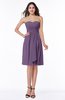 ColsBM Laila Chinese Violet Modern A-line Strapless Zip up Chiffon Pleated Plus Size Bridesmaid Dresses