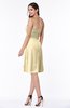 ColsBM Laila Cornhusk Modern A-line Strapless Zip up Chiffon Pleated Plus Size Bridesmaid Dresses