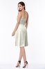 ColsBM Laila Cream Modern A-line Strapless Zip up Chiffon Pleated Plus Size Bridesmaid Dresses