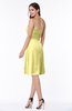 ColsBM Laila Daffodil Modern A-line Strapless Zip up Chiffon Pleated Plus Size Bridesmaid Dresses