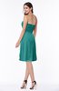 ColsBM Laila Emerald Green Modern A-line Strapless Zip up Chiffon Pleated Plus Size Bridesmaid Dresses