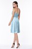ColsBM Laila Ice Blue Modern A-line Strapless Zip up Chiffon Pleated Plus Size Bridesmaid Dresses