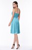 ColsBM Laila Light Blue Modern A-line Strapless Zip up Chiffon Pleated Plus Size Bridesmaid Dresses