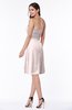 ColsBM Laila Light Pink Modern A-line Strapless Zip up Chiffon Pleated Plus Size Bridesmaid Dresses