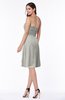 ColsBM Laila Platinum Modern A-line Strapless Zip up Chiffon Pleated Plus Size Bridesmaid Dresses