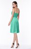 ColsBM Laila Seafoam Green Modern A-line Strapless Zip up Chiffon Pleated Plus Size Bridesmaid Dresses