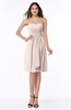 ColsBM Laila Silver Peony Modern A-line Strapless Zip up Chiffon Pleated Plus Size Bridesmaid Dresses