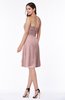 ColsBM Laila Silver Pink Modern A-line Strapless Zip up Chiffon Pleated Plus Size Bridesmaid Dresses