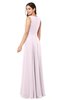 ColsBM Hazel Blush Modern A-line Sleeveless Zip up Floor Length Pleated Plus Size Bridesmaid Dresses