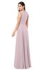 ColsBM Hazel Pale Lilac Modern A-line Sleeveless Zip up Floor Length Pleated Plus Size Bridesmaid Dresses