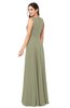 ColsBM Hazel Sponge Modern A-line Sleeveless Zip up Floor Length Pleated Plus Size Bridesmaid Dresses