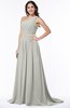 ColsBM Kiana Platinum Gorgeous Zipper Chiffon Sweep Train Pleated Evening Dresses