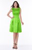 ColsBM Dorothy Classic Green Modest Scoop Sleeveless Half Backless Appliques Bridesmaid Dresses