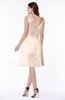 ColsBM Dorothy Silver Peony Modest Scoop Sleeveless Half Backless Appliques Bridesmaid Dresses