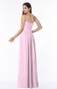 ColsBM Alisson Baby Pink Cinderella A-line Strapless Zip up Floor Length Ruching Plus Size Bridesmaid Dresses