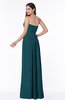 ColsBM Alisson Blue Green Cinderella A-line Strapless Zip up Floor Length Ruching Plus Size Bridesmaid Dresses