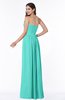 ColsBM Alisson Blue Turquoise Cinderella A-line Strapless Zip up Floor Length Ruching Plus Size Bridesmaid Dresses