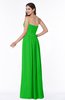 ColsBM Alisson Classic Green Cinderella A-line Strapless Zip up Floor Length Ruching Plus Size Bridesmaid Dresses