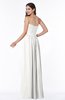 ColsBM Alisson Cloud White Cinderella A-line Strapless Zip up Floor Length Ruching Plus Size Bridesmaid Dresses