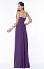 ColsBM Alisson Dark Purple Cinderella A-line Strapless Zip up Floor Length Ruching Plus Size Bridesmaid Dresses